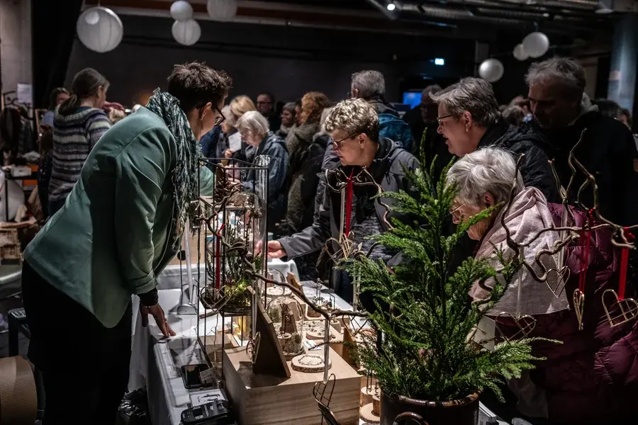 Design-julemarked på Holmegaard Værk
