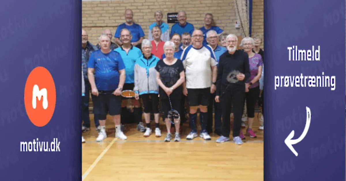 Ældre badminton (60+ år)