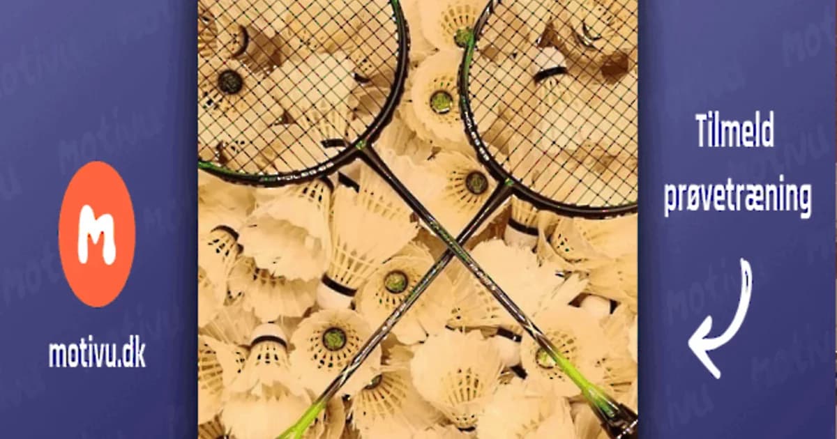 Voksenfjer badmintontræning