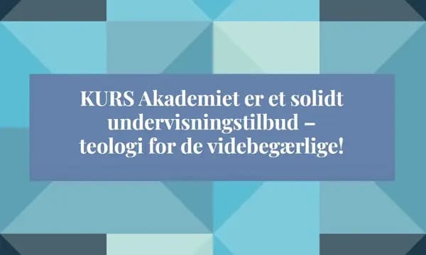 Kurs akademiet - tredje års forløb