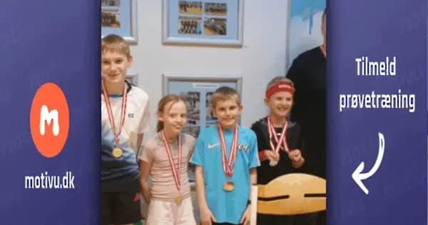 Ungdom badminton - begynder til øvet (10-17 år)
