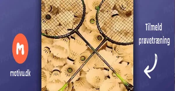 Voksenfjer badmintontræning