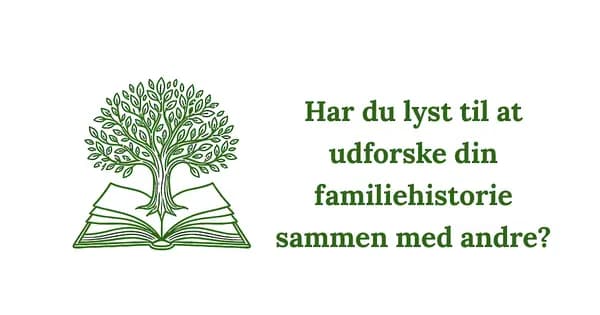 Bliv en del af vores nye slægtsforskningsgruppe