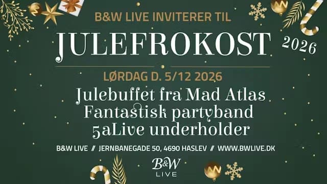 Julefrokost 05.12.2026
