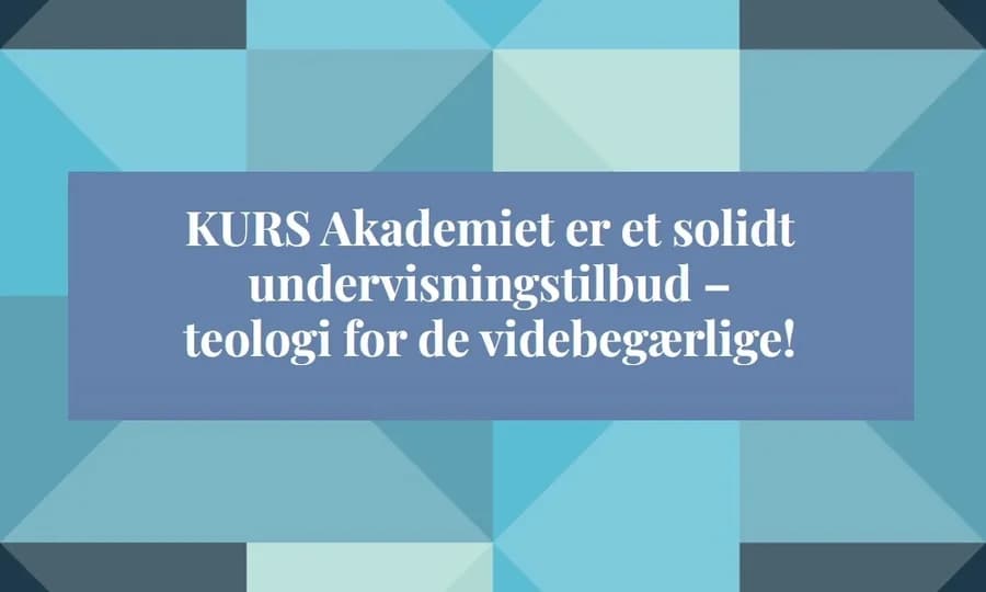 Kurs akademiet - tredje års forløb